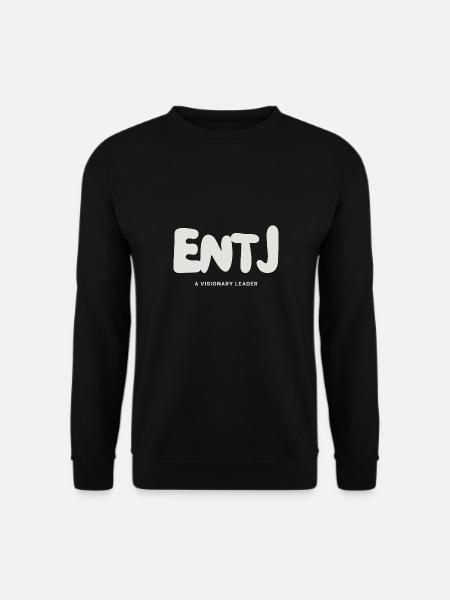 ENTJ MBTI Myers Briggs Persönlichkeit Extrovertiert - Unisex Pullover - Schwarz