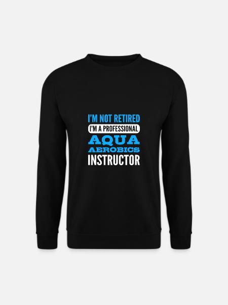 Aqua -Aerobic -Ausbilder Schwimmer Geschenk - Unisex Pullover - Schwarz