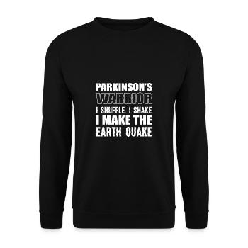 Parkinson's warrior. Warrior Poison - Unisex Sweatshirt - black - Front - Alina (178cm) & Michal (187cm)