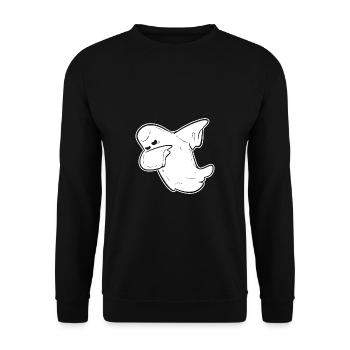 Drôle de fantôme Drôle et joker poison - Sweat-shirt Unisexe - noir - Devant - Alina (178cm) & Michal (187cm)