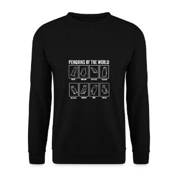 Penguins Of The World Animal Keeper Poison - Unisex Sweatshirt - black - Front - Alina (178cm) & Michal (187cm)