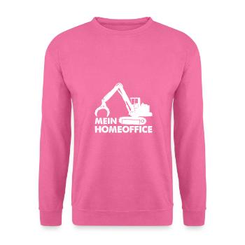 MEIN HOMEOFFICE - Unisex Pullover - Pink - Vorne