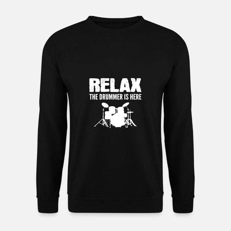 Drummer is here band member Gift - Unisex Sweatshirt - black