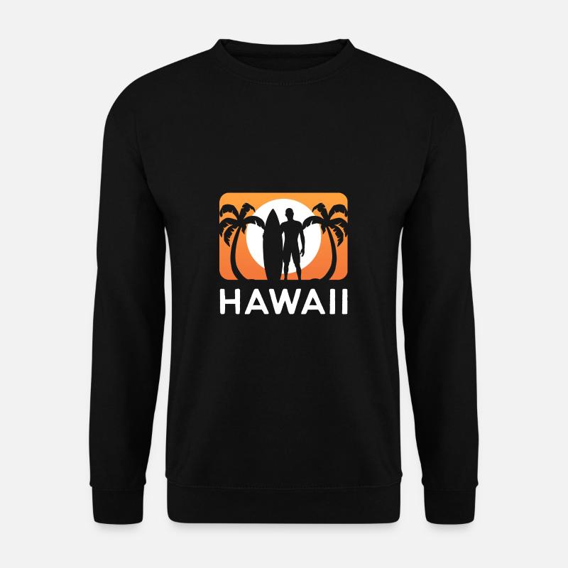 Hawaii Surf Surfer Gift - Unisex Sweatshirt - black