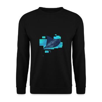 Manta Painter Poison - Unisex Sweatshirt - black - Front - Alina (178cm) & Michal (187cm)