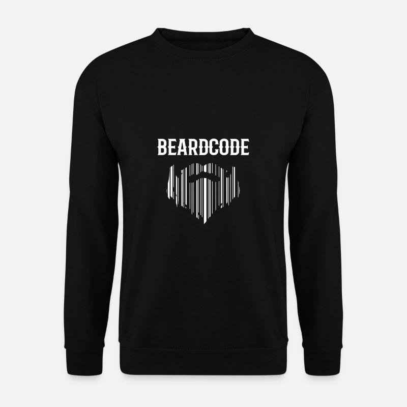 Bartcode Stylistin Geschenk - Unisex Pullover - Schwarz