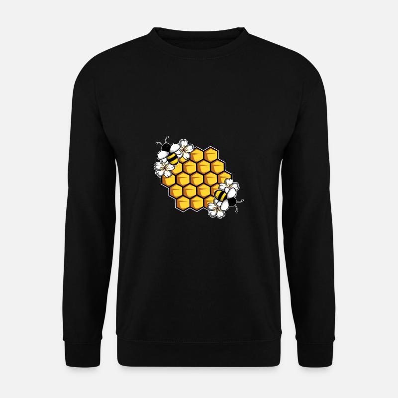 Honigkamm Imker Gift - Unisex Pullover - Schwarz