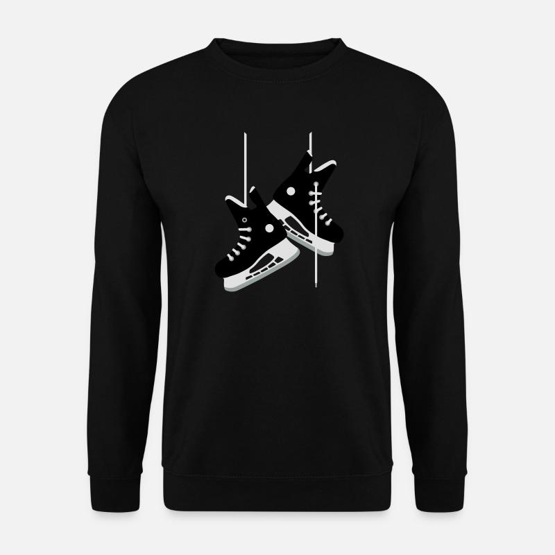 Eishockey-Schlittschuhe - Unisex Pullover - Schwarz