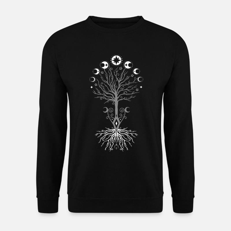 Yggdrasil Lebensbaum Vikings Tree of Life - Unisex Pullover - Schwarz