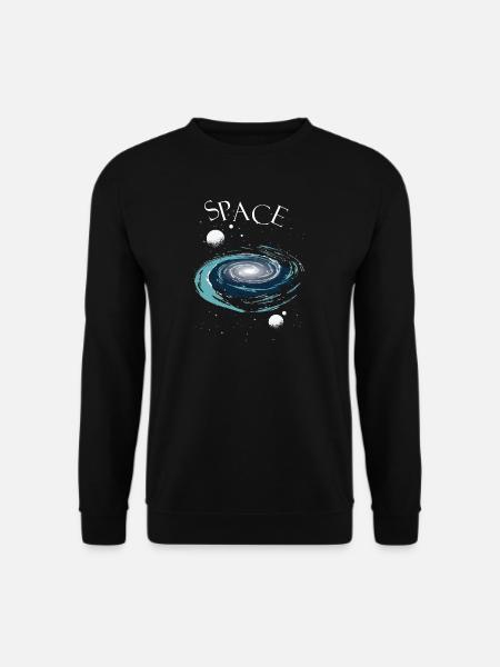 Space Weltraum - Unisex Sweatshirt - black