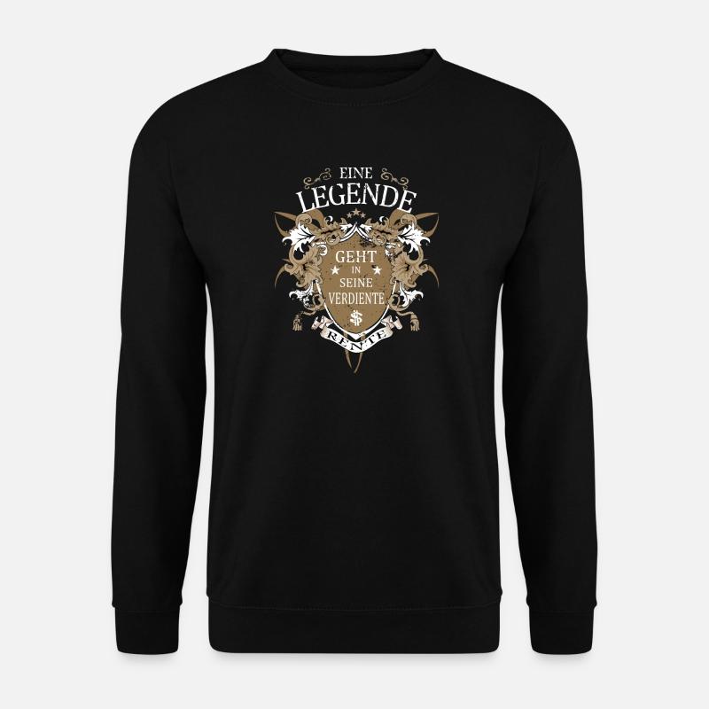 Une légende prend sa retraite - Sweat-shirt Unisexe - noir