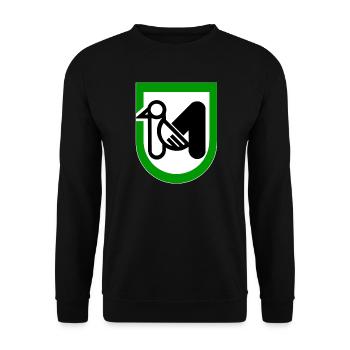 Marken Italien - Unisex Pullover - Schwarz - Vorne - Alina (178cm) & Michal (187cm)