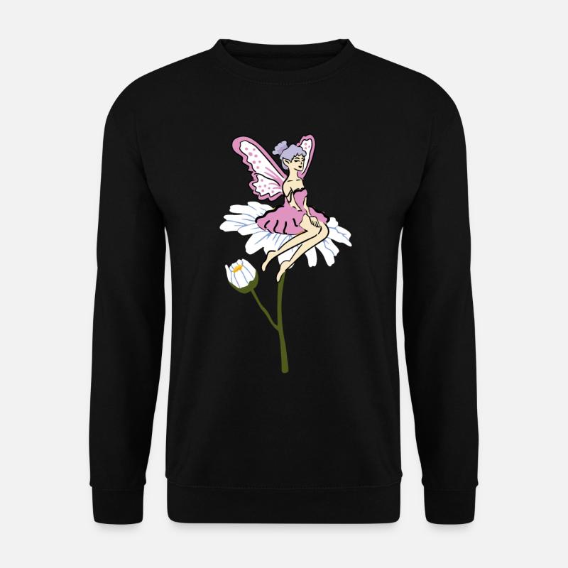Sonnenblumen Fee - Unisex Pullover - Schwarz