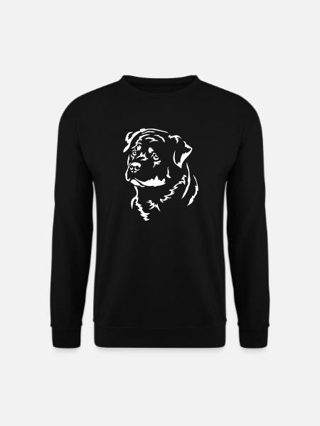 Rottweiler Head "Black Edition" - Unisex Sweatshirt - black