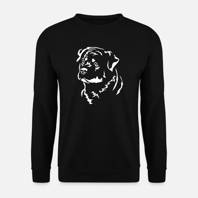Rottweiler Head "Black Edition" - Unisex Sweatshirt - black