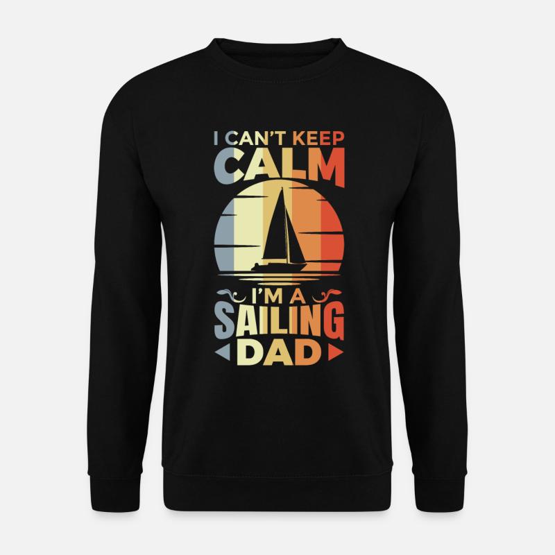 Segler Papa - Unisex Pullover - Schwarz