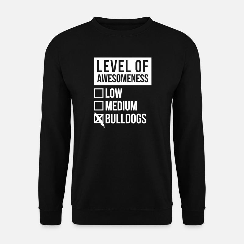 Bulldogge - Unisex Pullover - Schwarz