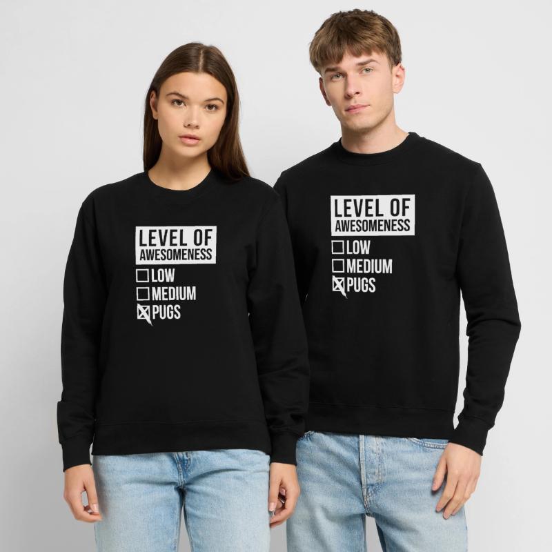 Mops Mops Mops Unisex Pullover