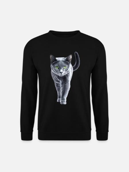 Russisch Blau - Unisex Pullover - Schwarz