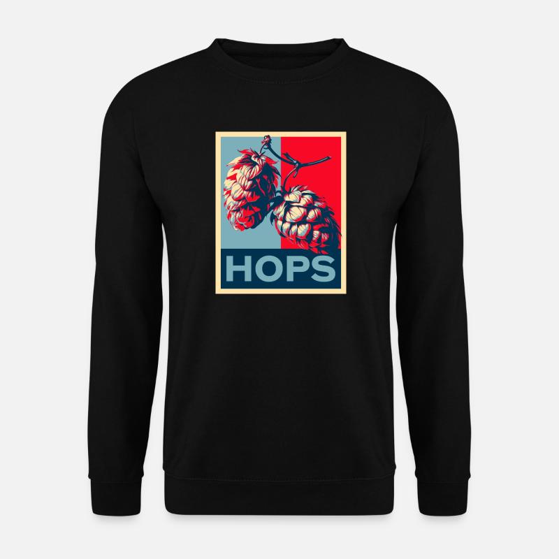 Hops - Unisex Pullover - Schwarz