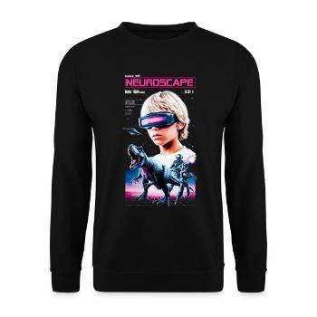 Neuroscape - Unisex Sweatshirt - black - Front - Alina (178cm) & Michal (187cm)