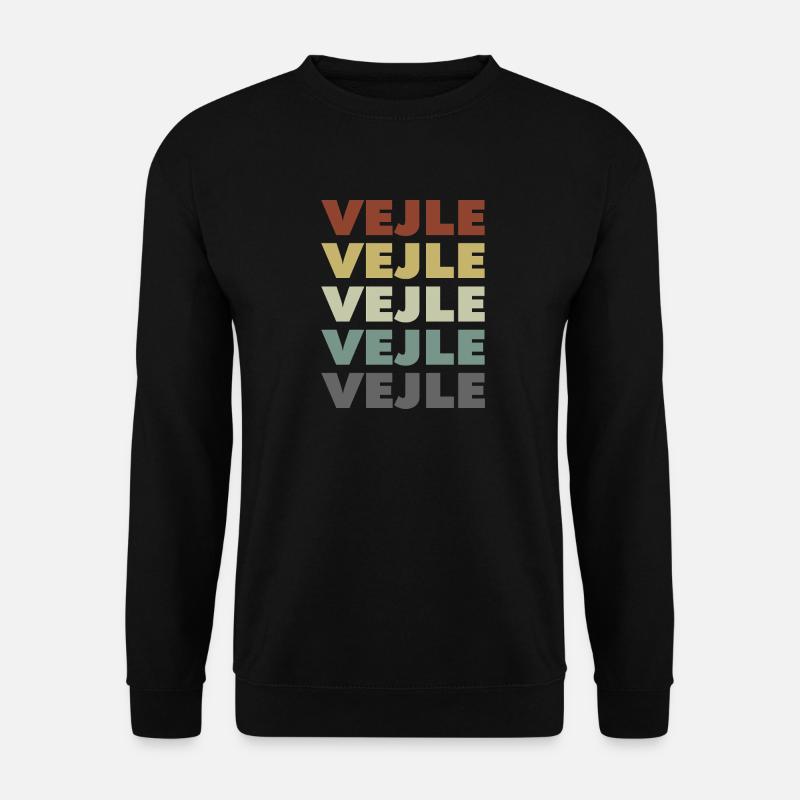 Vejle - Denmark - Dänemark - Skandinavien - Unisex Pullover - Schwarz