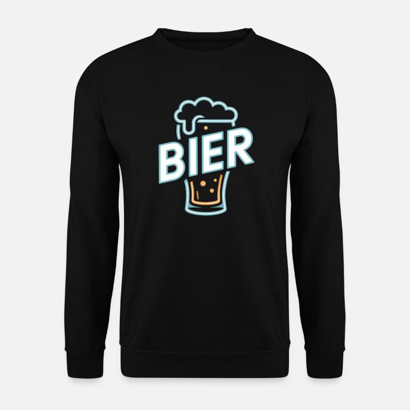 Bier - Cool Beer Logo - Unisex Sweatshirt - black