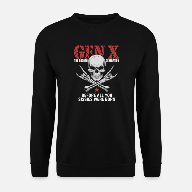 Gen X: Die Badass-Generation Crossbones - Unisex Pullover - Schwarz