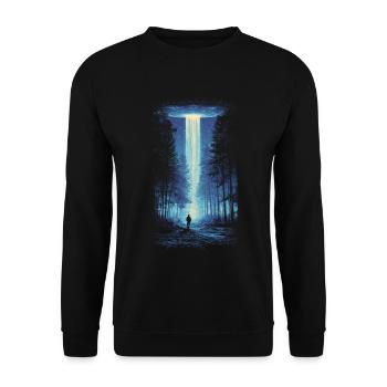 UAP Encounter - Unisex Sweatshirt - black - Front - Alina (178cm) & Michal (187cm)
