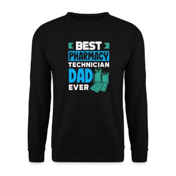 Pharmacist Pharmaceutical Technical - Unisex Sweatshirt - black - Front - Alina (178cm) & Michal (187cm)