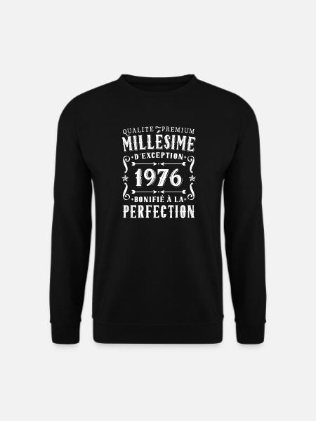 50-jähriges Jubiläum Vintage 1976 Partygeschenk - Unisex Pullover - Schwarz