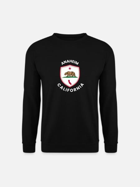 Anaheim California Bear Flag - Unisex Sweatshirt - black