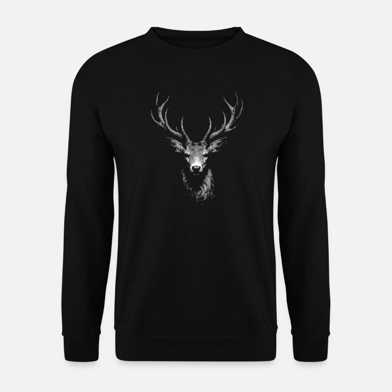 roe deer - Unisex Sweatshirt - black