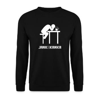 JANKA A KANKA - Unisex Sweatshirt - black - Front - Alina (178cm) & Michal (187cm)
