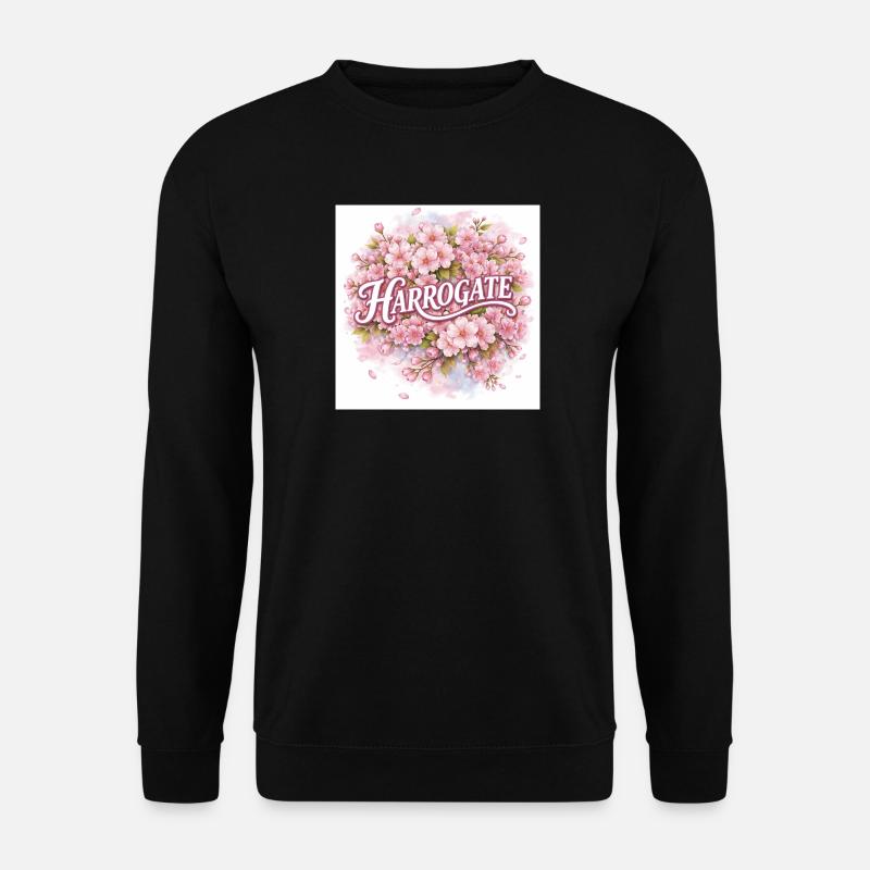 Harrogate Blossom  - Unisex Sweatshirt - black