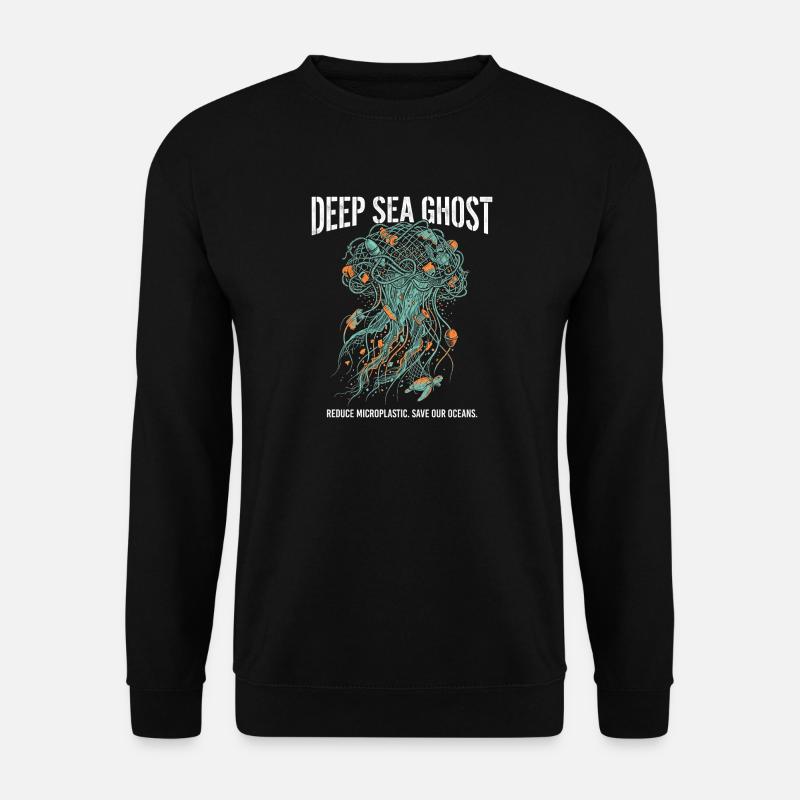 Deep Sea Plastic - Unisex Sweatshirt - black
