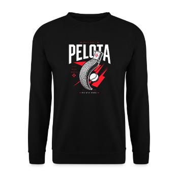 Pelote Basque Sport Design - Sweat-shirt Unisexe - noir - Devant - Alina (178cm) & Michal (187cm)