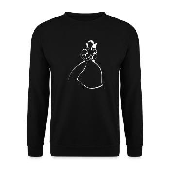 REJWARKA MARKA - Unisex Sweatshirt - black - Front - Alina (178cm) & Michal (187cm)