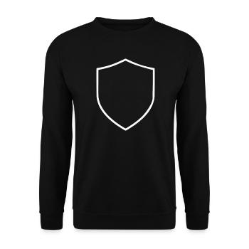 Modèle de texture de fond blanc Personnaliser - Sweat-shirt Unisexe - noir - Devant - Alina (178cm) & Michal (187cm)