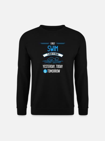 Schwimmclub-Routine - Unisex Pullover - Schwarz