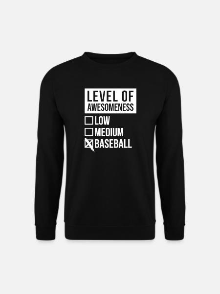 Baseball Baseball Baseball - Unisex Pullover - Schwarz