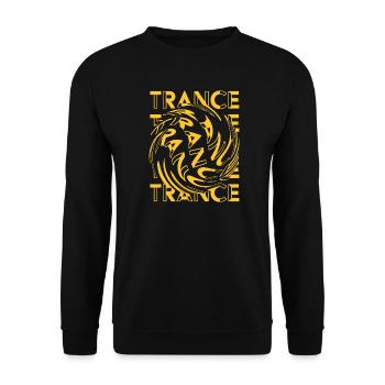 Trance-Musik – Groovy Trance Uplifting - Unisex Pullover - Schwarz - Vorne - Alina (178cm) & Michal (187cm)
