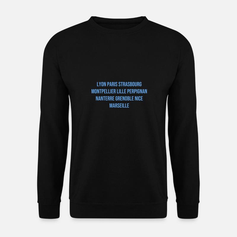 Typisches französisches Souvenir - Unisex Pullover - Schwarz