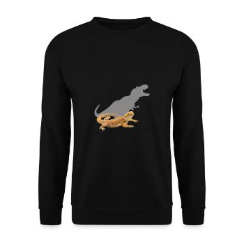 Bartargame Mom Dad I Funny Beardy Gift I - Unisex Sweatshirt - black - Front - Alina (178cm) & Michal (187cm)