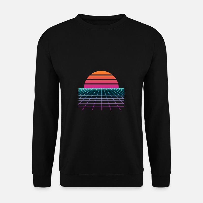 Synthwave Sunset. Peintre Poison - Sweat-shirt Unisexe - noir
