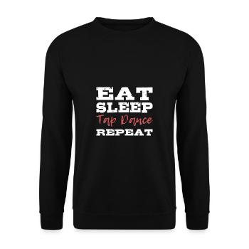 Manger Sleeping Rooster Personne compétitive Gesc - Sweat-shirt Unisexe - noir - Devant - Alina (178cm) & Michal (187cm)