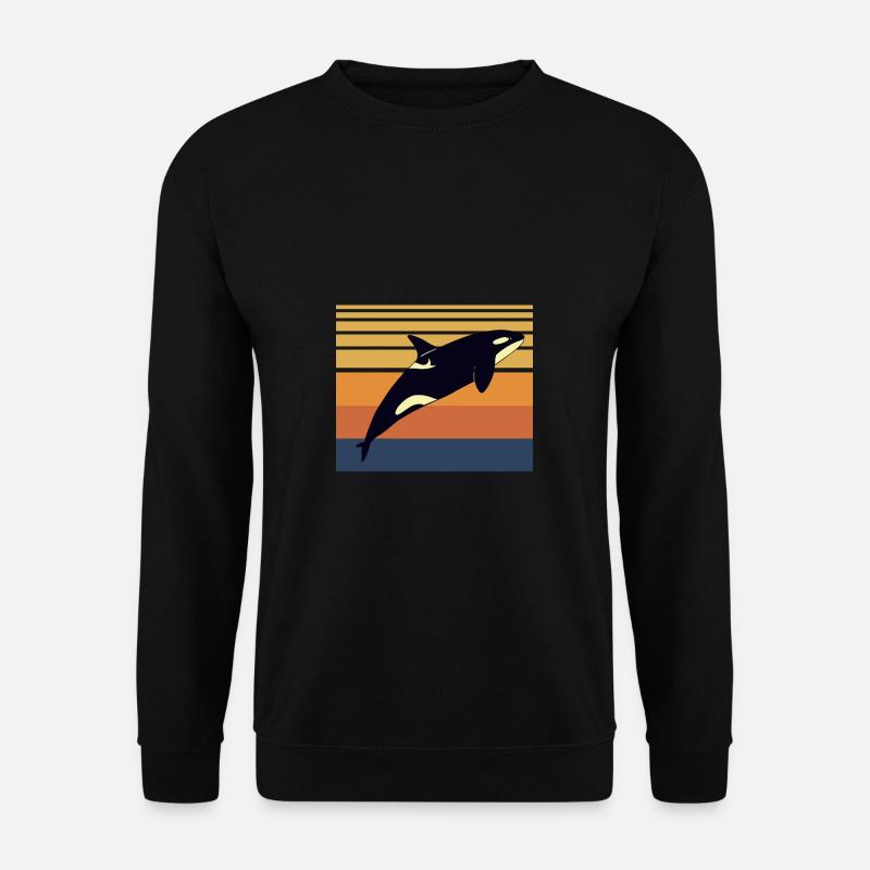 Orca - Unisex Pullover - Schwarz