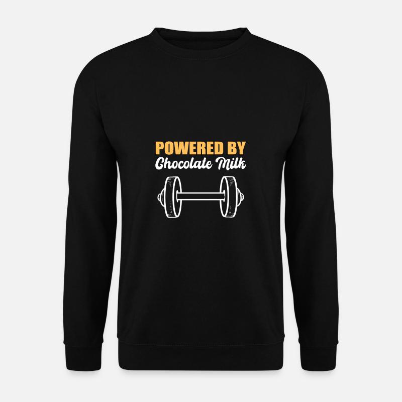 Schokoladenmilch Bodybuilder Gift - Unisex Pullover - Schwarz