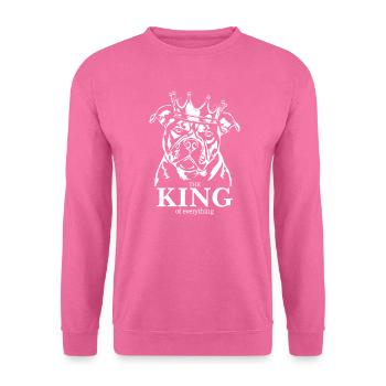 VIEUX DEUTSCH BULLDOG Roi de tout Wilsigns - Sweat-shirt Unisexe - rose - Devant
