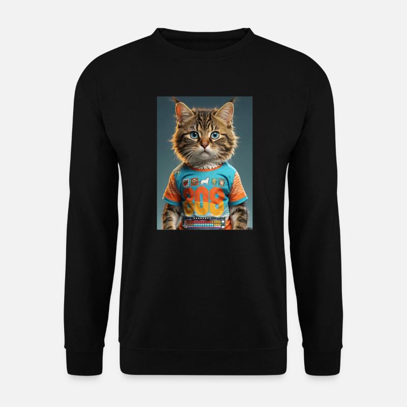 808Cat Kitty - Unisex Pullover - Schwarz